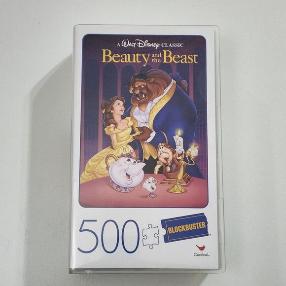 Blockbuster VHS Style Disney Beauty and the Beast Puzzle BRAND NEW Belle - Picture 6 of 9